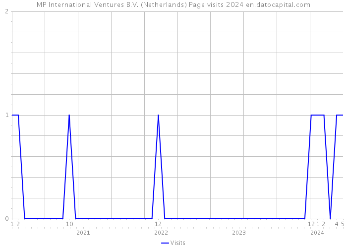MP International Ventures B.V. (Netherlands) Page visits 2024 