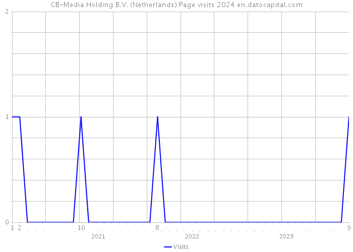 CB-Media Holding B.V. (Netherlands) Page visits 2024 