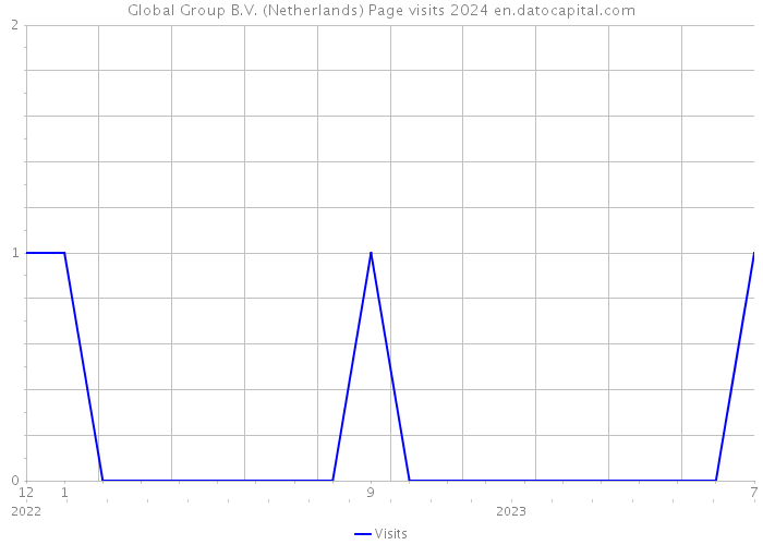 Global Group B.V. (Netherlands) Page visits 2024 