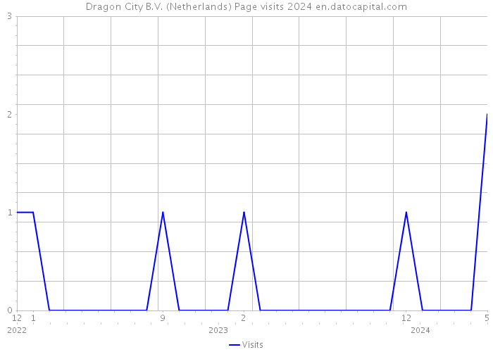 Dragon City B.V. (Netherlands) Page visits 2024 