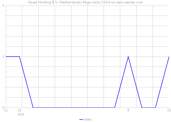Noad Holding B.V. (Netherlands) Page visits 2024 