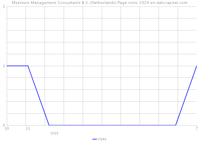 Meertens Management Consultants B.V. (Netherlands) Page visits 2024 