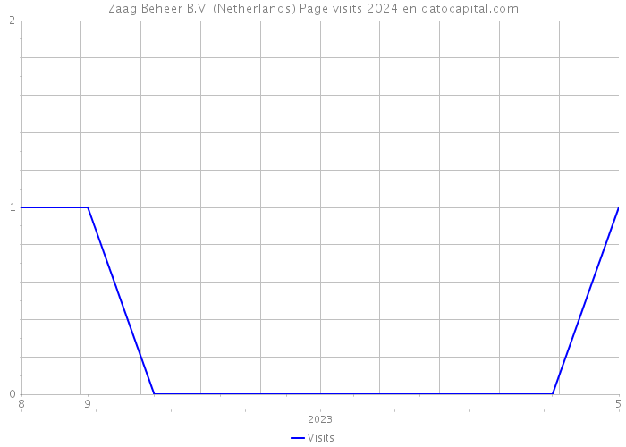Zaag Beheer B.V. (Netherlands) Page visits 2024 