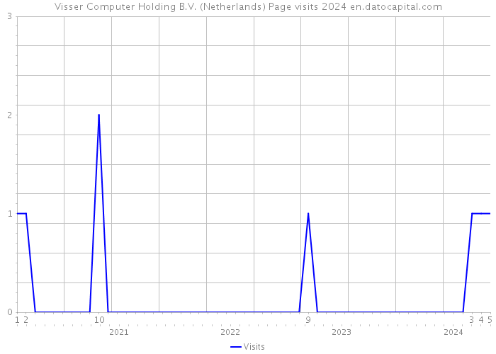 Visser Computer Holding B.V. (Netherlands) Page visits 2024 