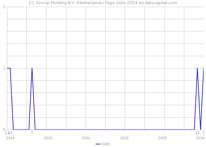 J.C. Knoop Holding B.V. (Netherlands) Page visits 2024 