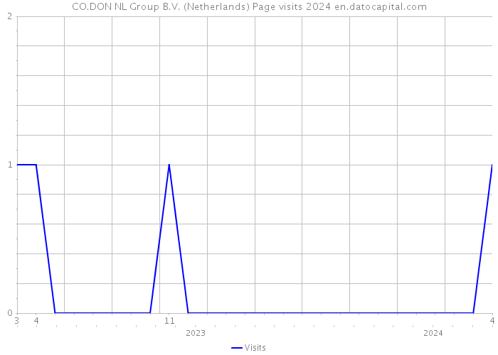 CO.DON NL Group B.V. (Netherlands) Page visits 2024 