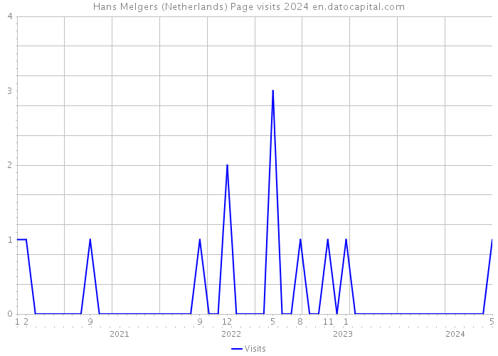 Hans Melgers (Netherlands) Page visits 2024 