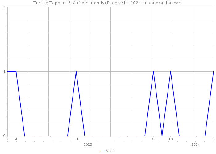 Turkije Toppers B.V. (Netherlands) Page visits 2024 