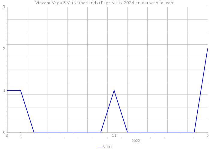 Vincent Vega B.V. (Netherlands) Page visits 2024 