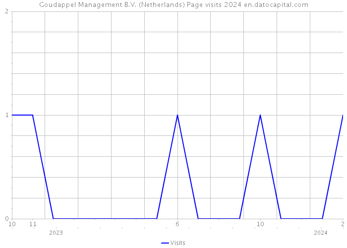 Goudappel Management B.V. (Netherlands) Page visits 2024 