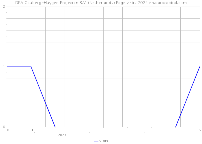 DPA Cauberg-Huygen Projecten B.V. (Netherlands) Page visits 2024 