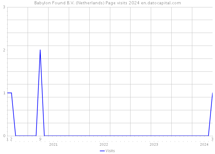 Babylon Found B.V. (Netherlands) Page visits 2024 