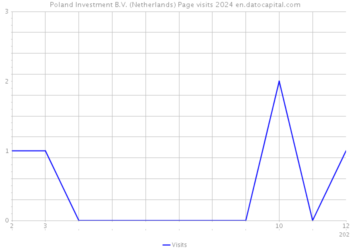 Poland Investment B.V. (Netherlands) Page visits 2024 