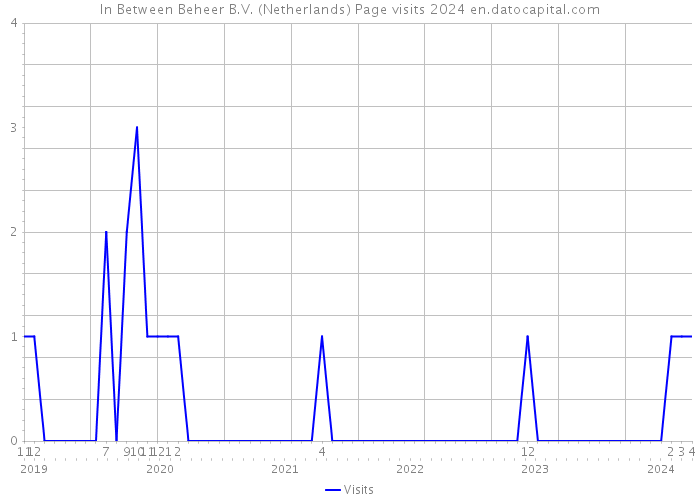 In Between Beheer B.V. (Netherlands) Page visits 2024 