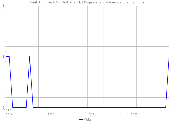 J. Beek Holding B.V. (Netherlands) Page visits 2024 