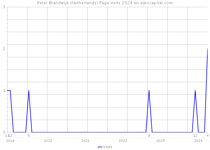 Peter Brandwijk (Netherlands) Page visits 2024 