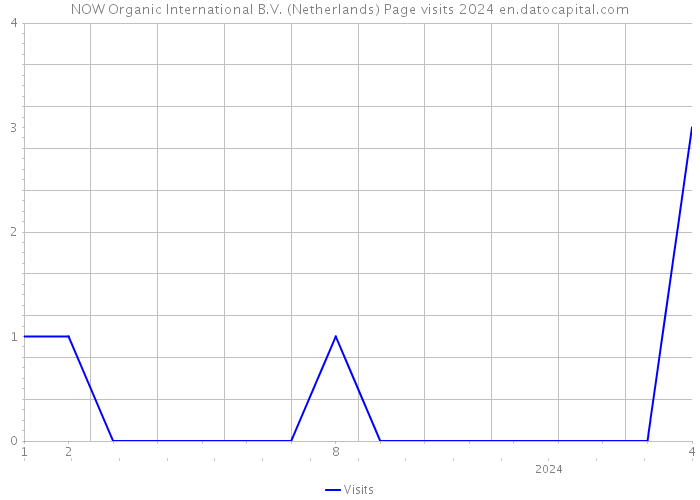 NOW Organic International B.V. (Netherlands) Page visits 2024 