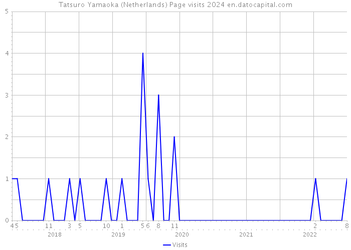 Tatsuro Yamaoka (Netherlands) Page visits 2024 