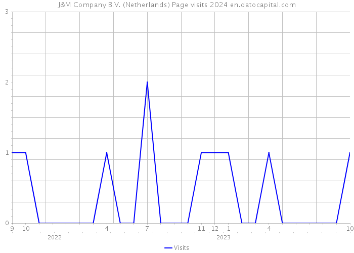 J&M Company B.V. (Netherlands) Page visits 2024 
