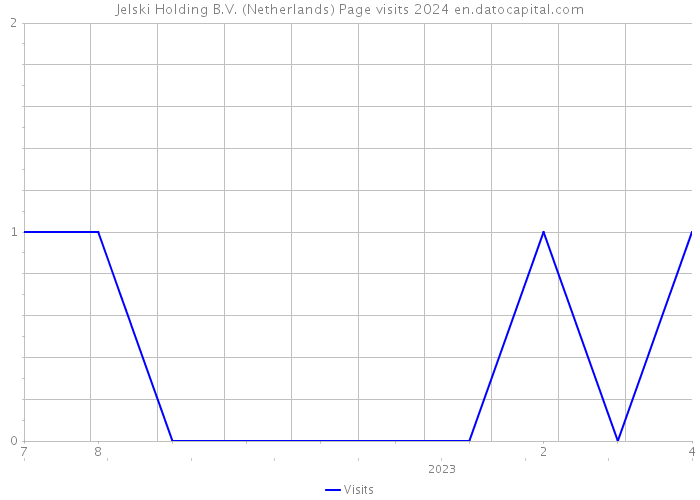 Jelski Holding B.V. (Netherlands) Page visits 2024 