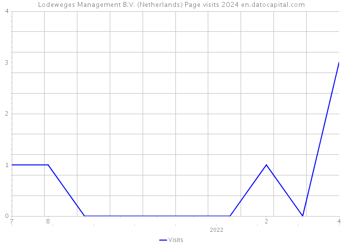 Lodeweges Management B.V. (Netherlands) Page visits 2024 