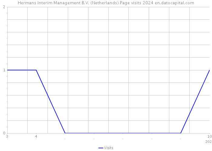 Hermans Interim Management B.V. (Netherlands) Page visits 2024 