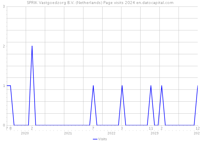 SPRIK Vastgoedzorg B.V. (Netherlands) Page visits 2024 