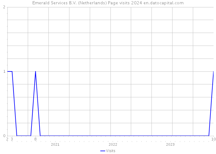Emerald Services B.V. (Netherlands) Page visits 2024 