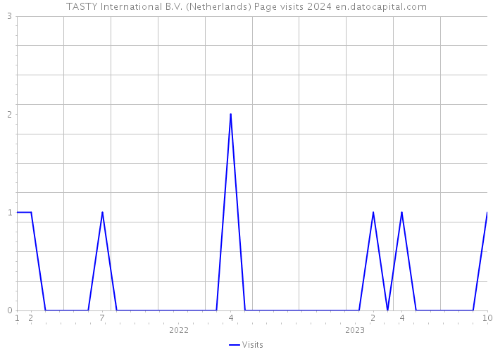 TASTY International B.V. (Netherlands) Page visits 2024 