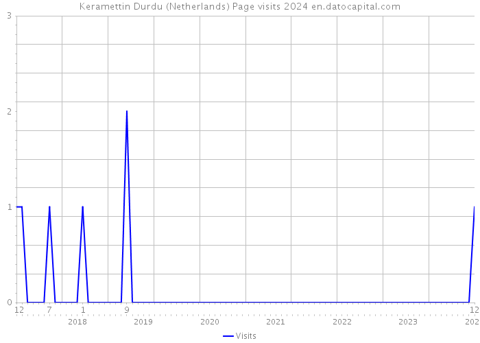 Keramettin Durdu (Netherlands) Page visits 2024 