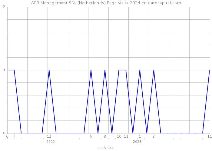 APR Management B.V. (Netherlands) Page visits 2024 