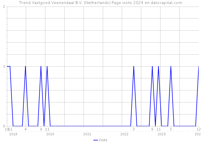 Trend Vastgoed Veenendaal B.V. (Netherlands) Page visits 2024 