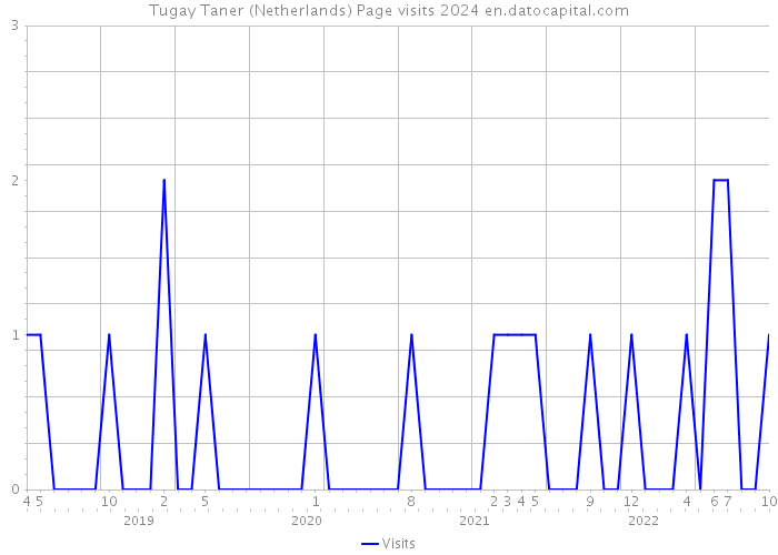Tugay Taner (Netherlands) Page visits 2024 