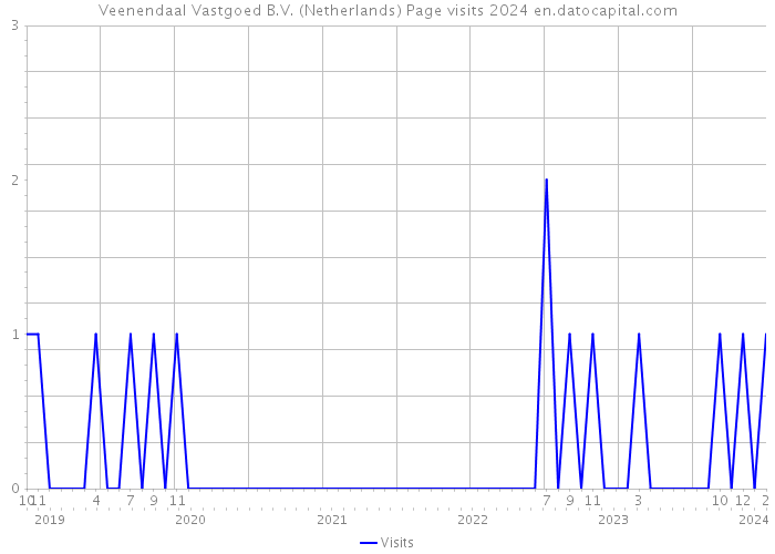 Veenendaal Vastgoed B.V. (Netherlands) Page visits 2024 