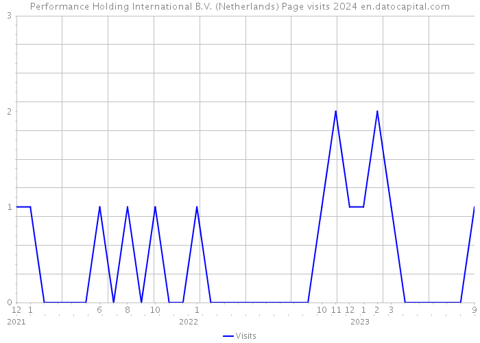 Performance Holding International B.V. (Netherlands) Page visits 2024 