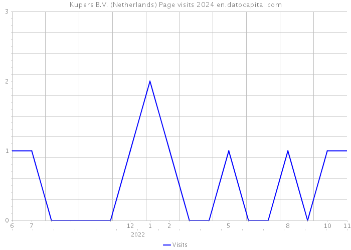 Kupers B.V. (Netherlands) Page visits 2024 