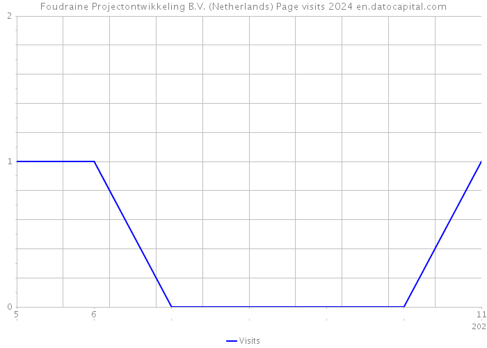 Foudraine Projectontwikkeling B.V. (Netherlands) Page visits 2024 