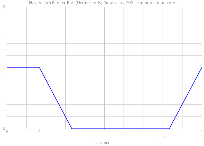 H. van Lom Beheer B.V. (Netherlands) Page visits 2024 