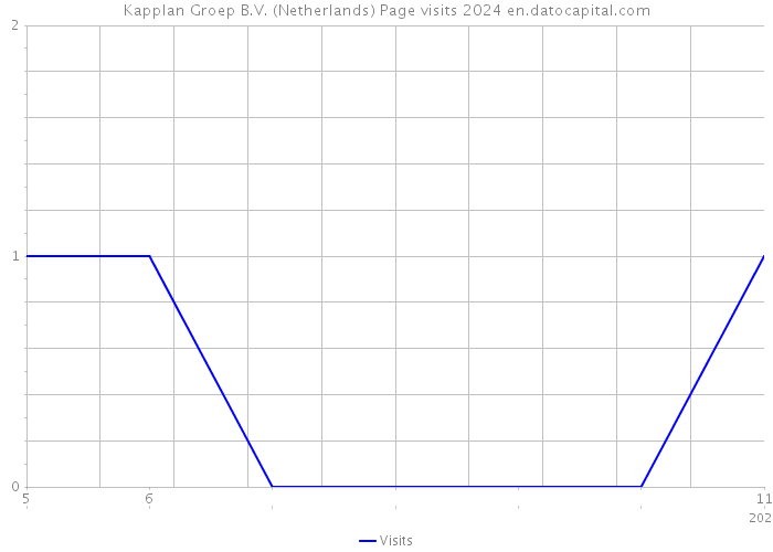Kapplan Groep B.V. (Netherlands) Page visits 2024 