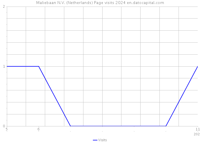 Maliebaan N.V. (Netherlands) Page visits 2024 