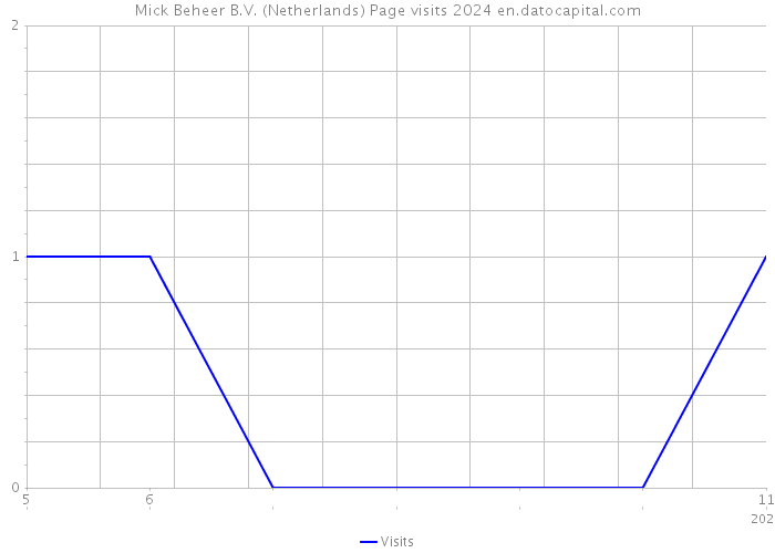 Mick Beheer B.V. (Netherlands) Page visits 2024 
