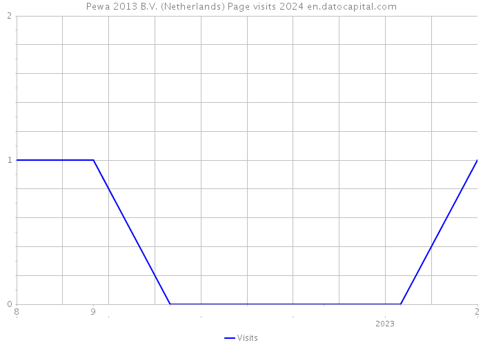 Pewa 2013 B.V. (Netherlands) Page visits 2024 