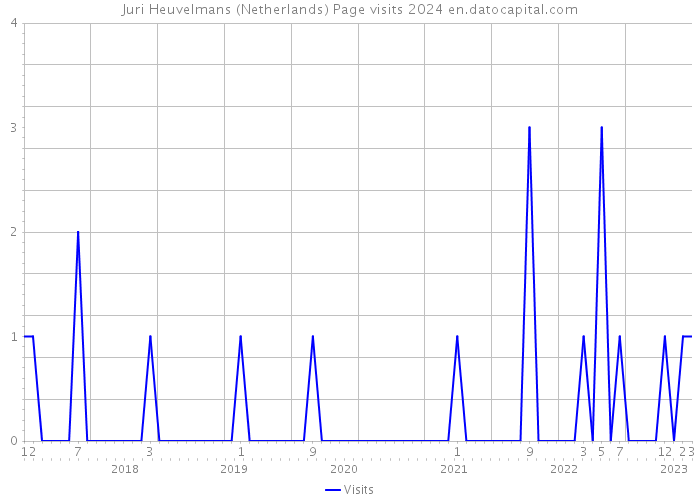 Juri Heuvelmans (Netherlands) Page visits 2024 