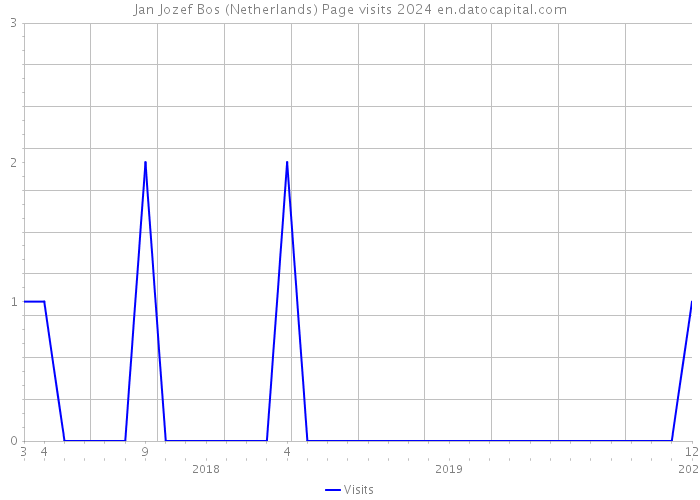 Jan Jozef Bos (Netherlands) Page visits 2024 