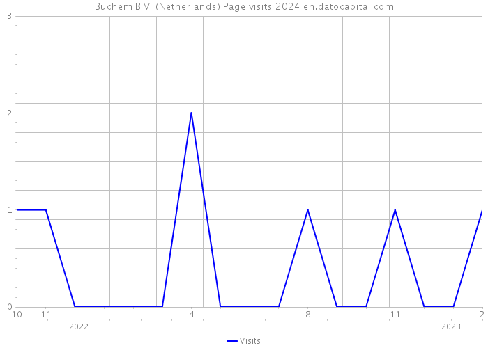 Buchem B.V. (Netherlands) Page visits 2024 