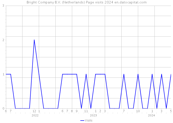Bright Company B.V. (Netherlands) Page visits 2024 