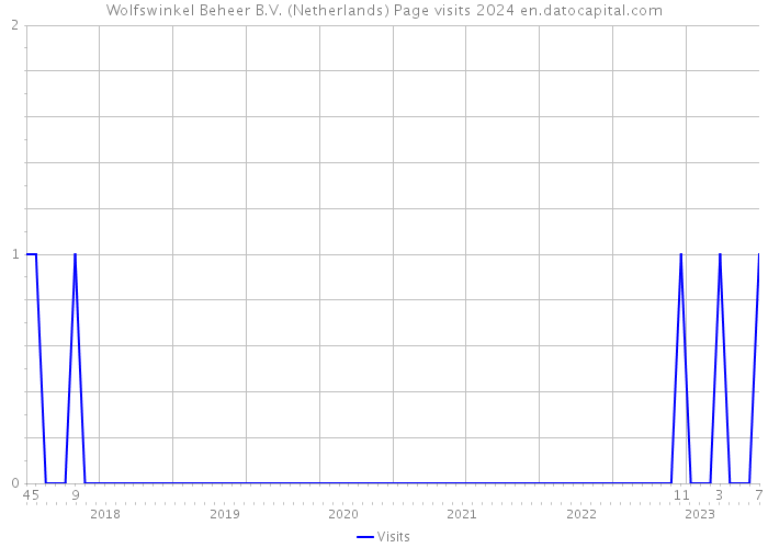 Wolfswinkel Beheer B.V. (Netherlands) Page visits 2024 