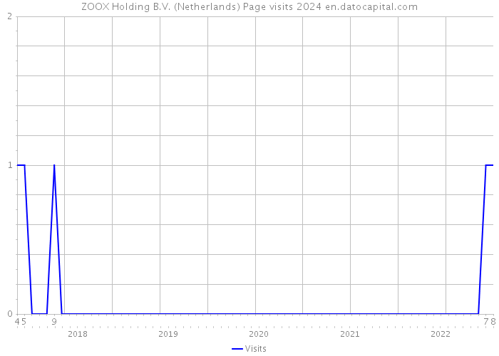 ZOOX Holding B.V. (Netherlands) Page visits 2024 