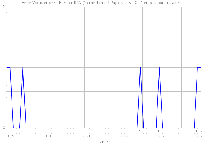 Eepe Woudenberg Beheer B.V. (Netherlands) Page visits 2024 