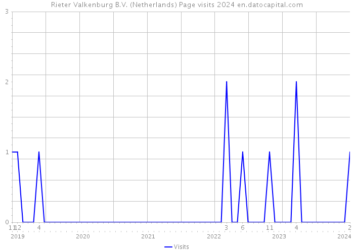 Rieter Valkenburg B.V. (Netherlands) Page visits 2024 